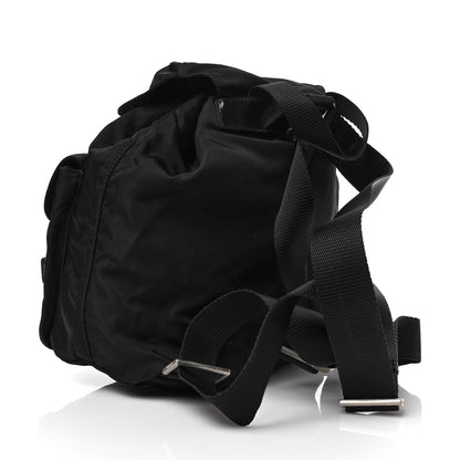 Prada Nylon Vela Medium Backpack Black 3 of 8