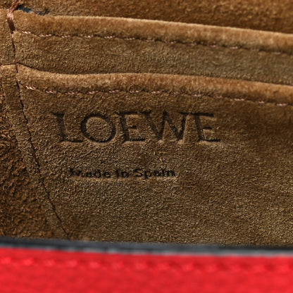 Loewe Grained Calfskin Mini Gate Crossbody Bag Scarlet Burnt Red 6 of 9