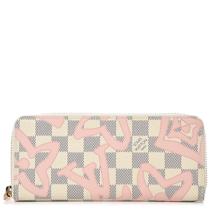 Louis Vuitton Damier Azur Tahitienne Clemence Wallet 1 of 7