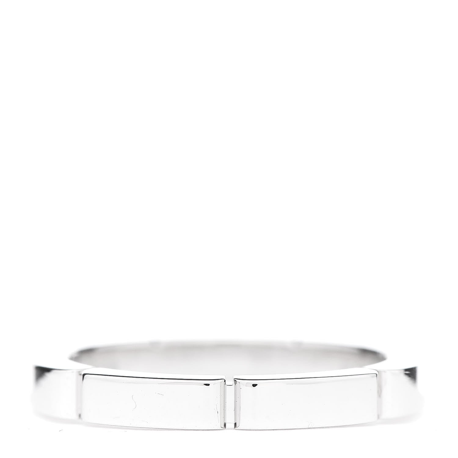 Cartier 18K White Gold 2.5mm Maillon Panthere Wedding Band Ring 51 5.75 3 of 4