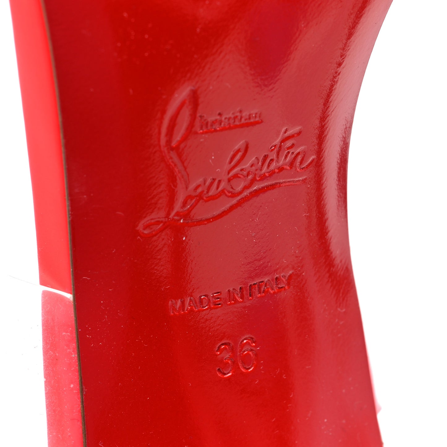 Matte Patent PVC Just Nodo 85 Slide Sandals 36 Fluo