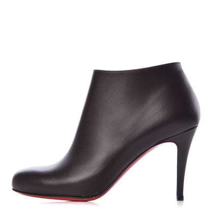 Christian Louboutin Calfskin Belle 85 Ankle Boots 36.5 Black 1 of 11