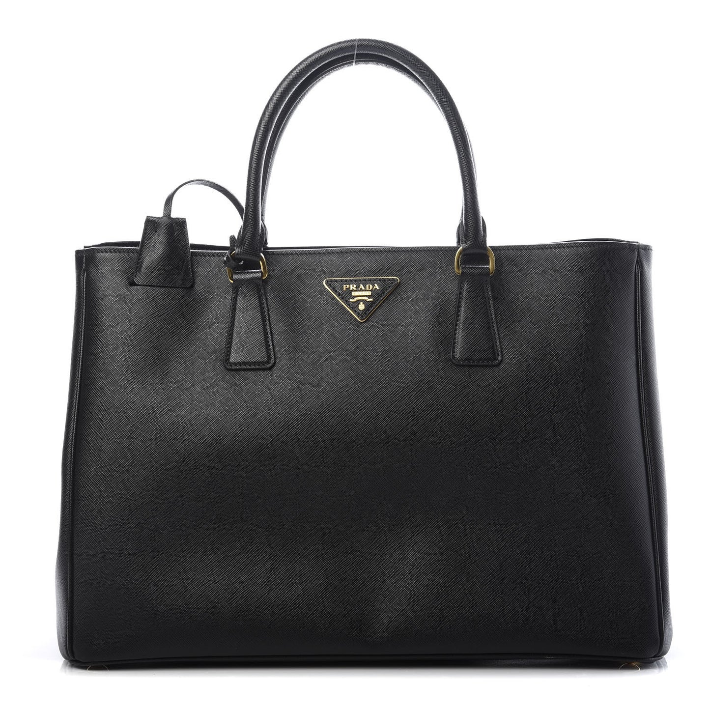Saffiano Lux Large Tote Black