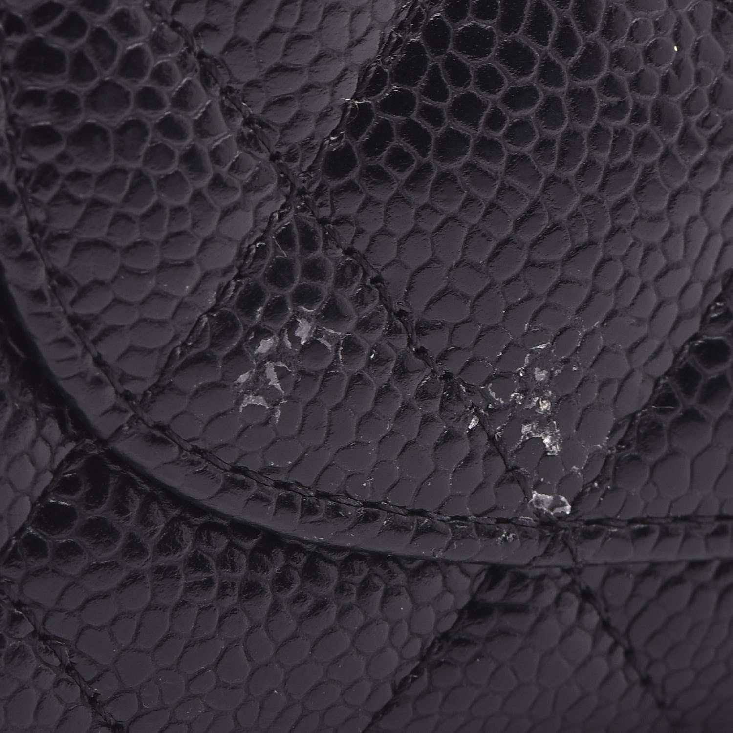 Chanel Caviar Quilted Large Flap Wallet Black 8 of 8