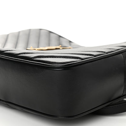 Saint Laurent Calfskin Matelasse Monogram Lou Camera Bag Black 9 of 9