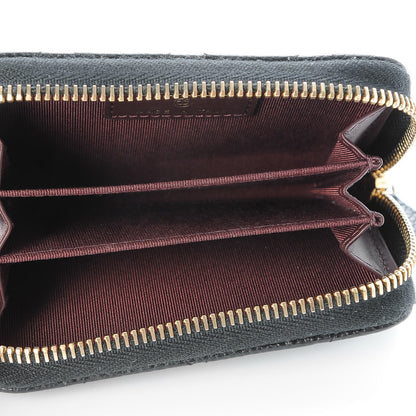 Chanel Caviar Quilted Zip Coin Purse Black 5 of 7