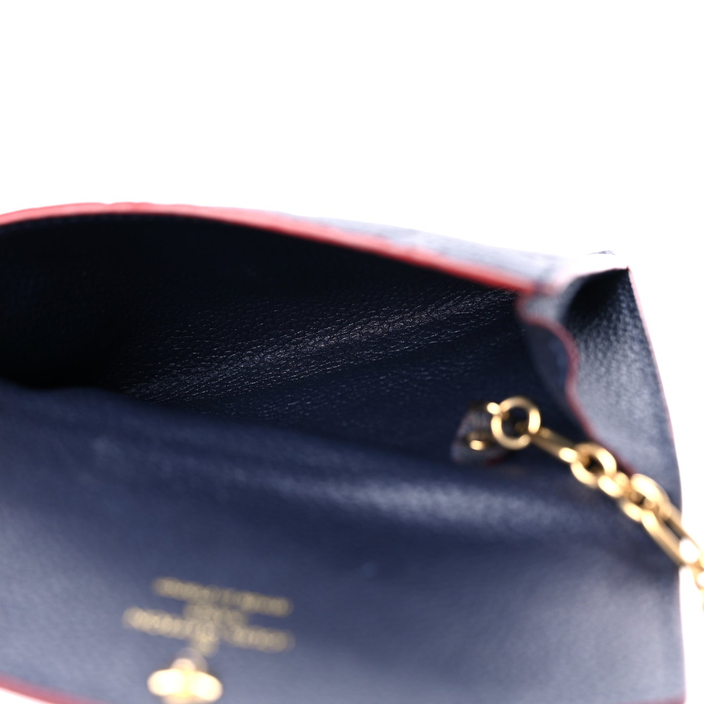 Empreinte Key Pouch Marine Rouge