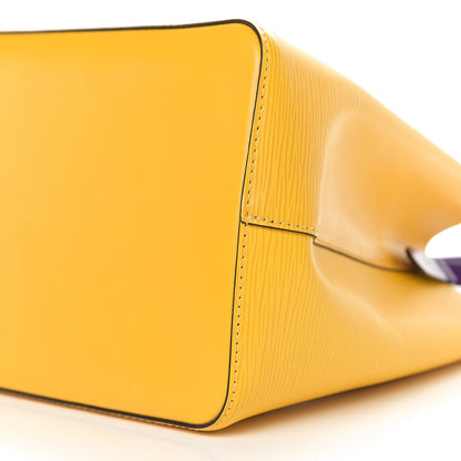 Louis Vuitton Epi NeoNoe MM Citron Violet 8 of 9