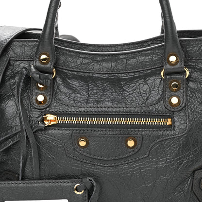Balenciaga Agneau Classic Gold Hardware S City Gris Fossile 7 of 9