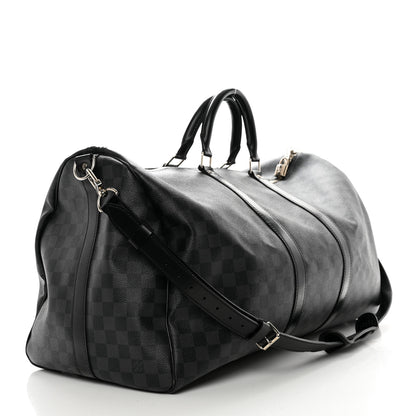Louis Vuitton Damier Graphite Keepall Bandouliere 55 2 of 18