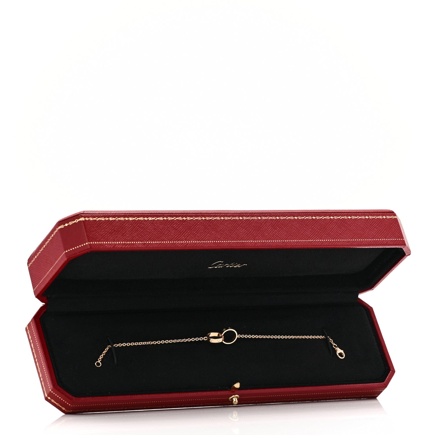Cartier 18K Yellow Gold Interlocking LOVE Bracelet 1851626