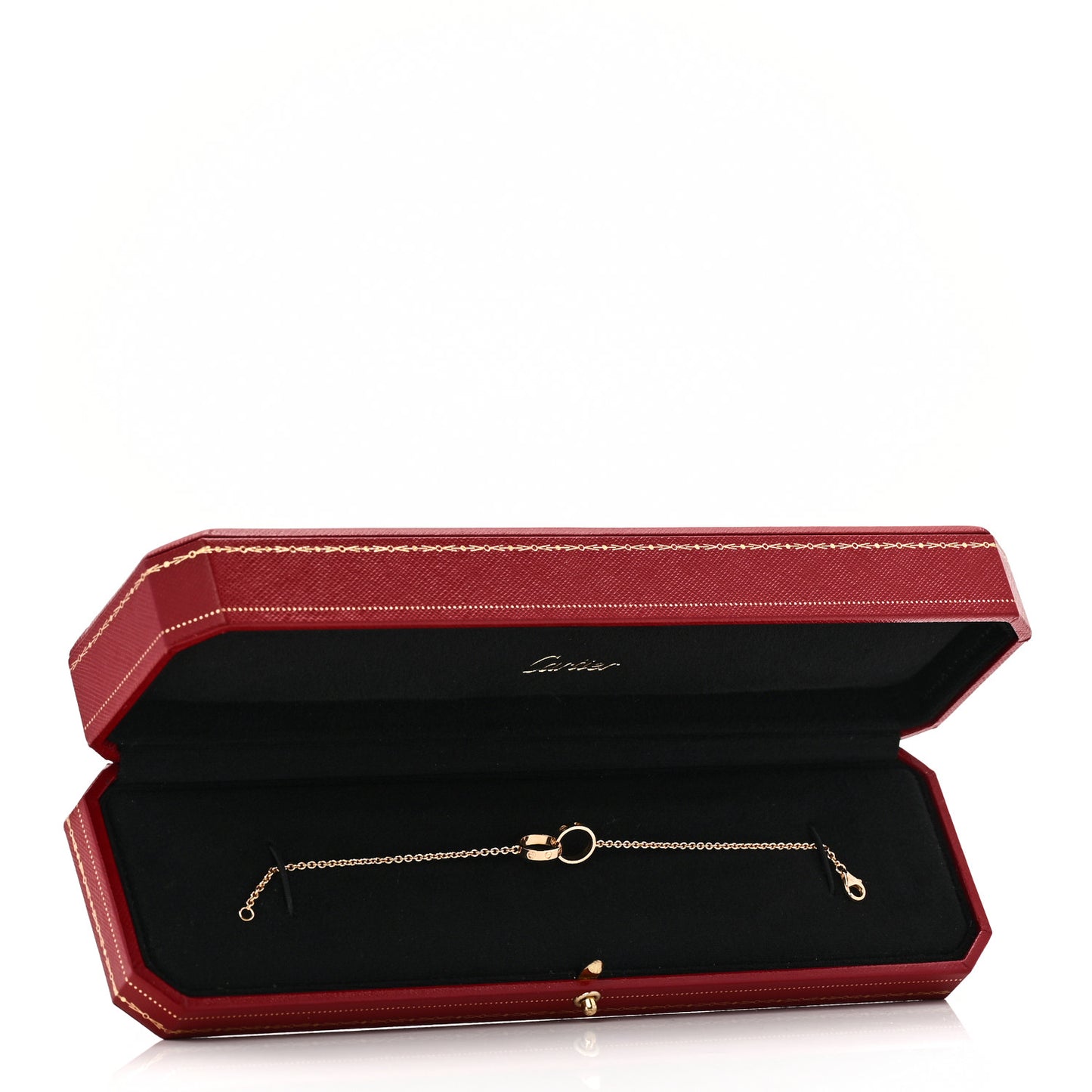 18K Yellow Gold Interlocking LOVE Bracelet