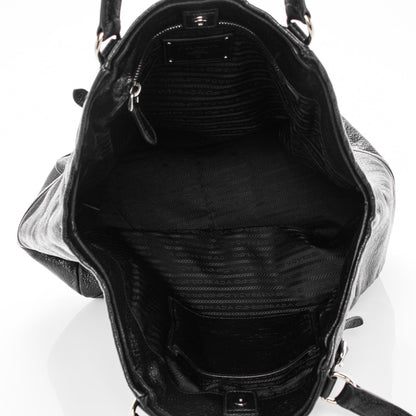 Prada Cervo Lux Tote Nero Black 5 of 7