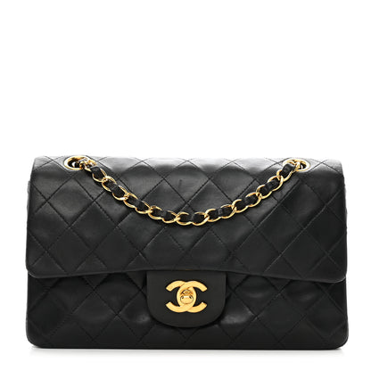 Chanel Lambskin Quilted Small Double Flap Black 1 of 11