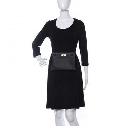 Hermes Swift Kelly Danse II Belt Bag Black 2 of 9