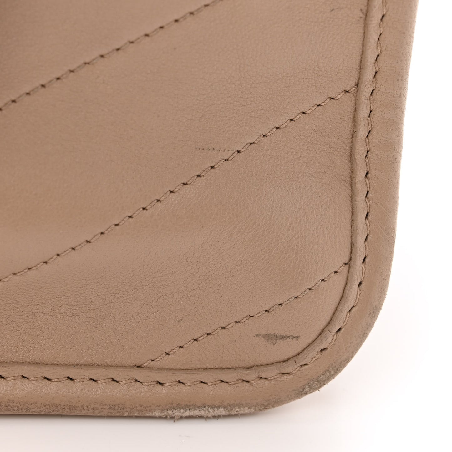 Lambskin Matelasse Monogram Medium Niki Chain Satchel Dark Beige