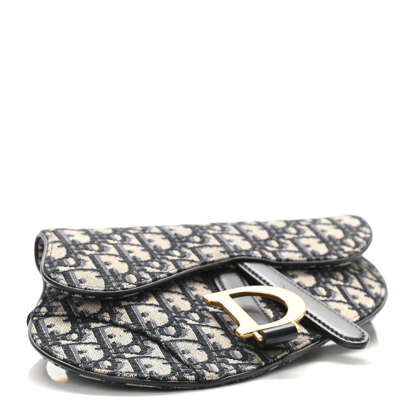 Oblique Saddle Belt Pouch Blue