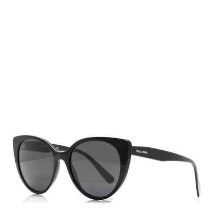 Miu Miu Acetate Cat Eye Sunglasses SMU 05X Black 1 of 7