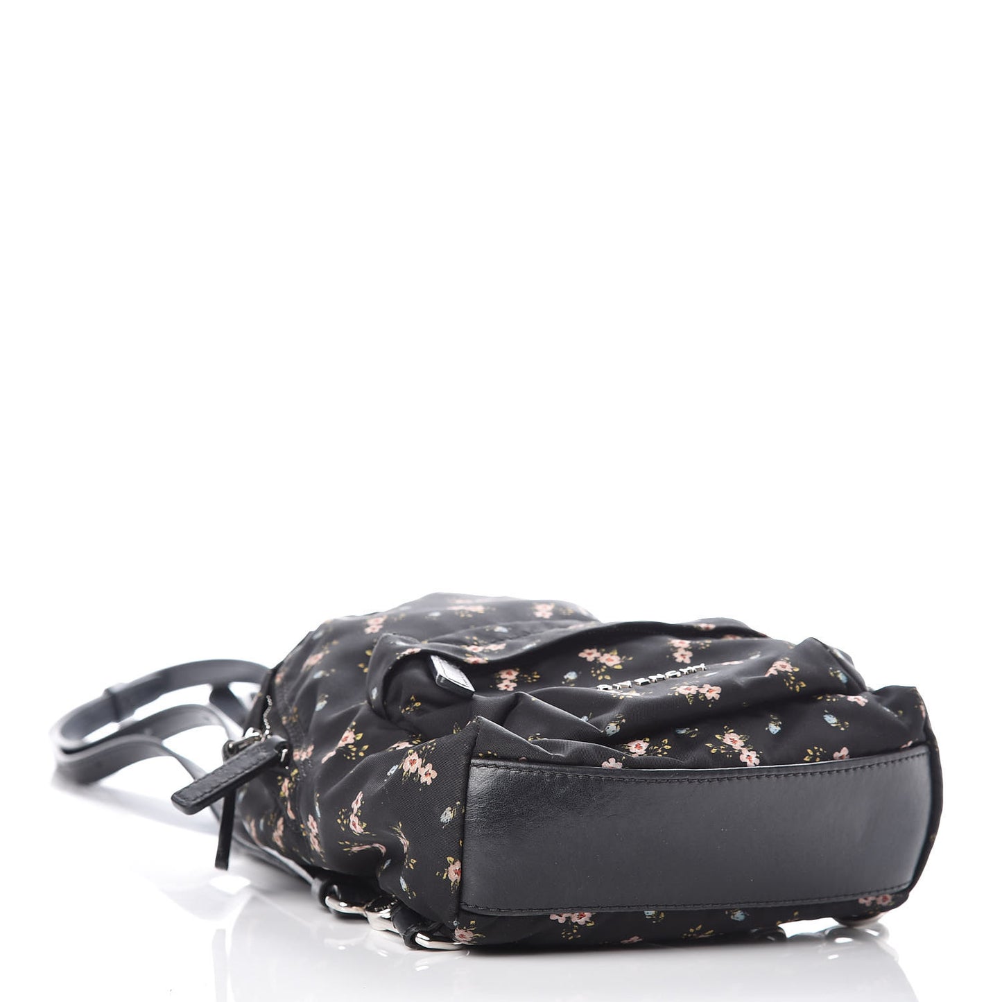 Tech Twill Nylon Hibiscus Print Nano Backpack Multicolor
