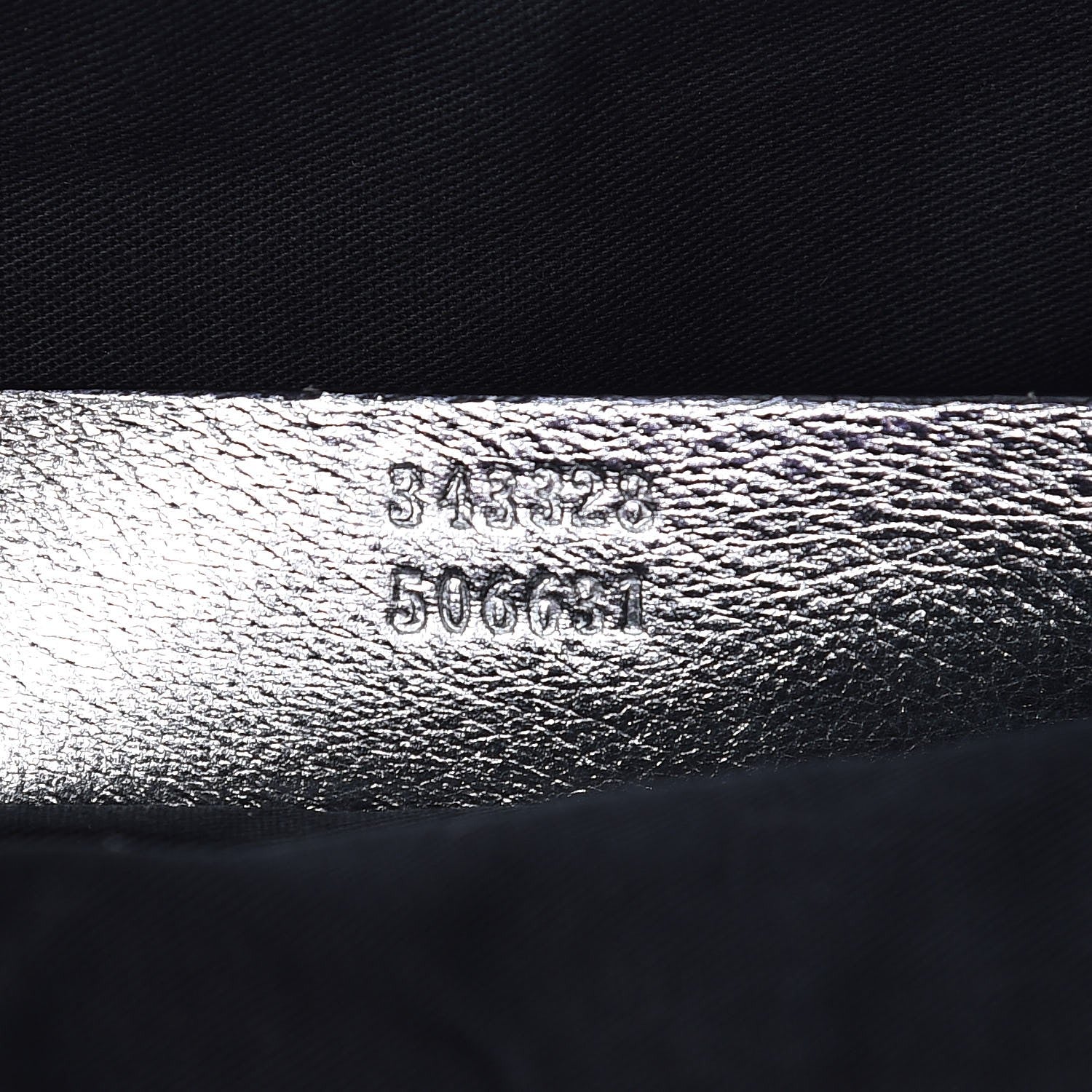 Alexander McQueen Metallic Lambskin De Manta Clutch Silver 7 of 8