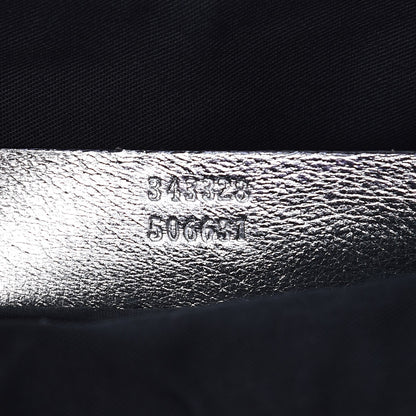 Alexander McQueen Metallic Lambskin De Manta Clutch Silver 7 of 8