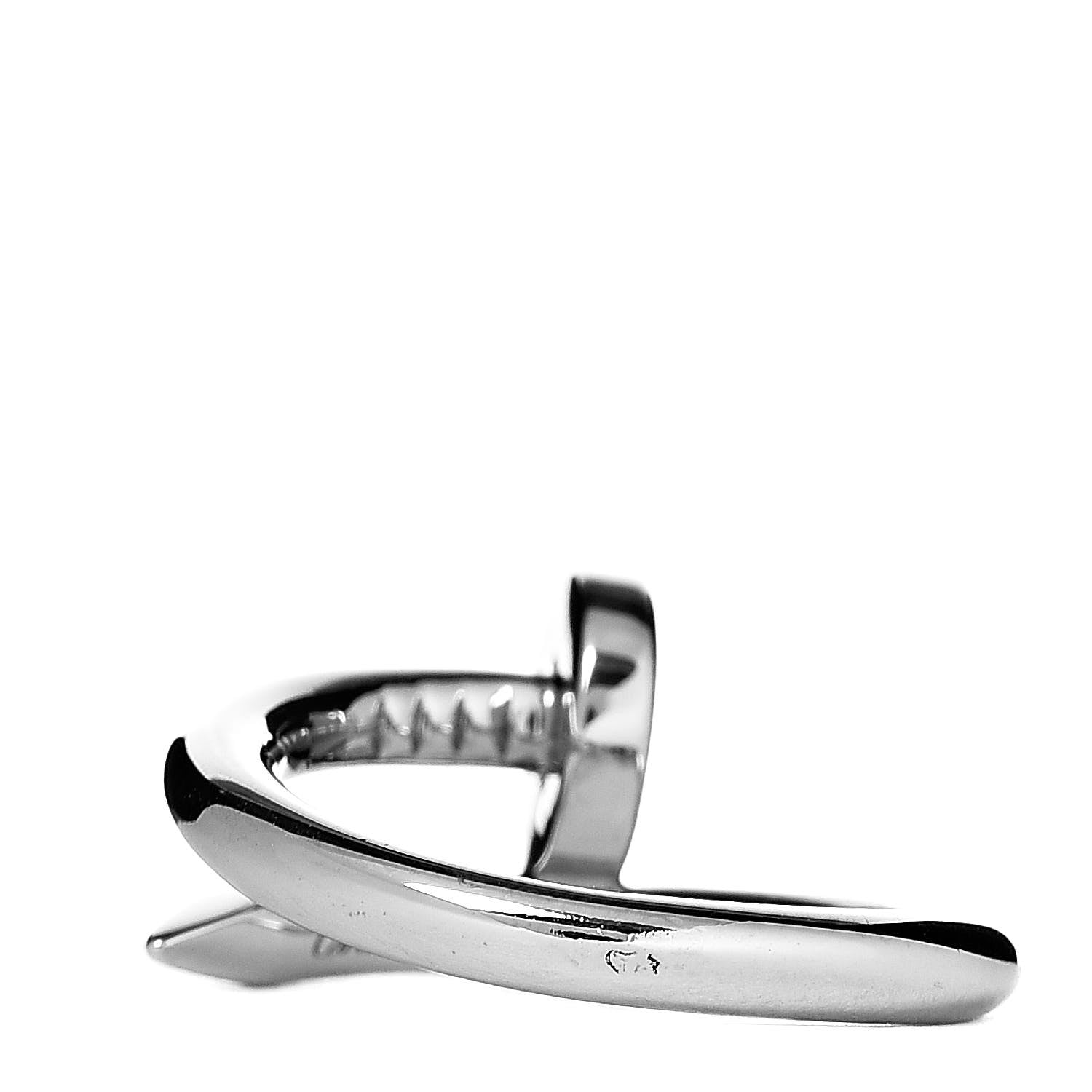 Cartier 18K White Gold Juste Un Clou Ring 46 3.75 3 of 4