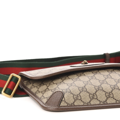 Gucci GG Supreme Monogram Neo Vintage Web Belt Bag Brown 9 of 11