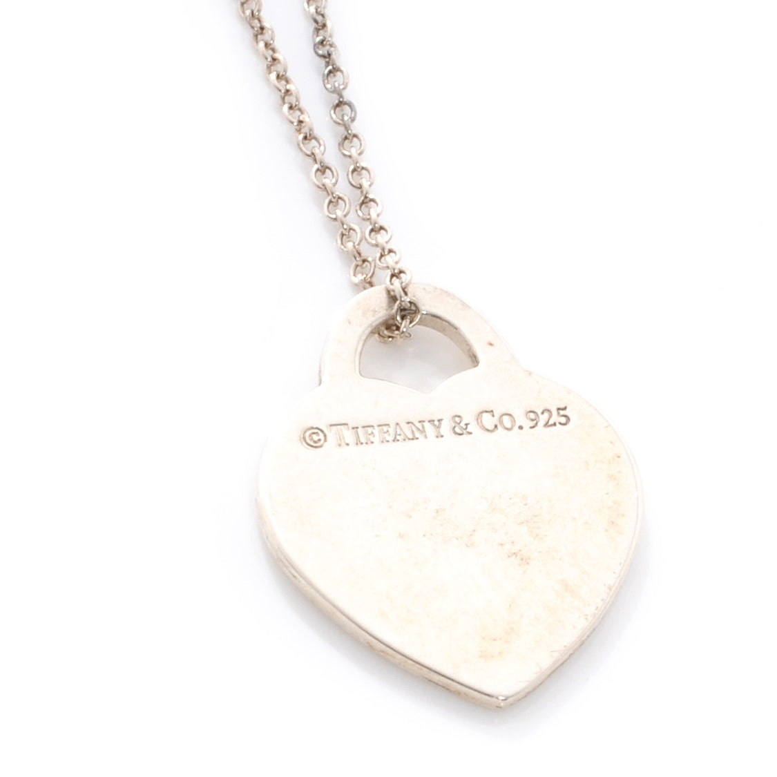 Tiffany Sterling Silver Small Return to Tiffany Heart Pendant Necklace 4 of 5
