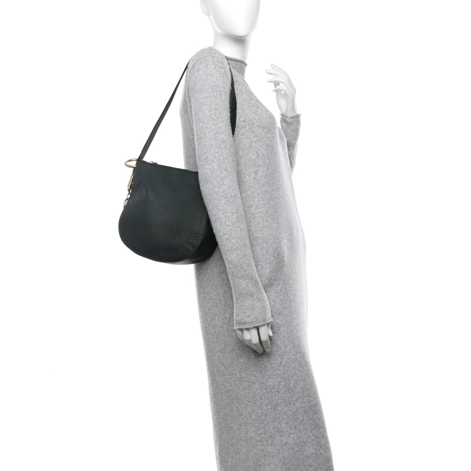 Burberry Grainy Calfskin Small Knight Bag Vine 2 of 11