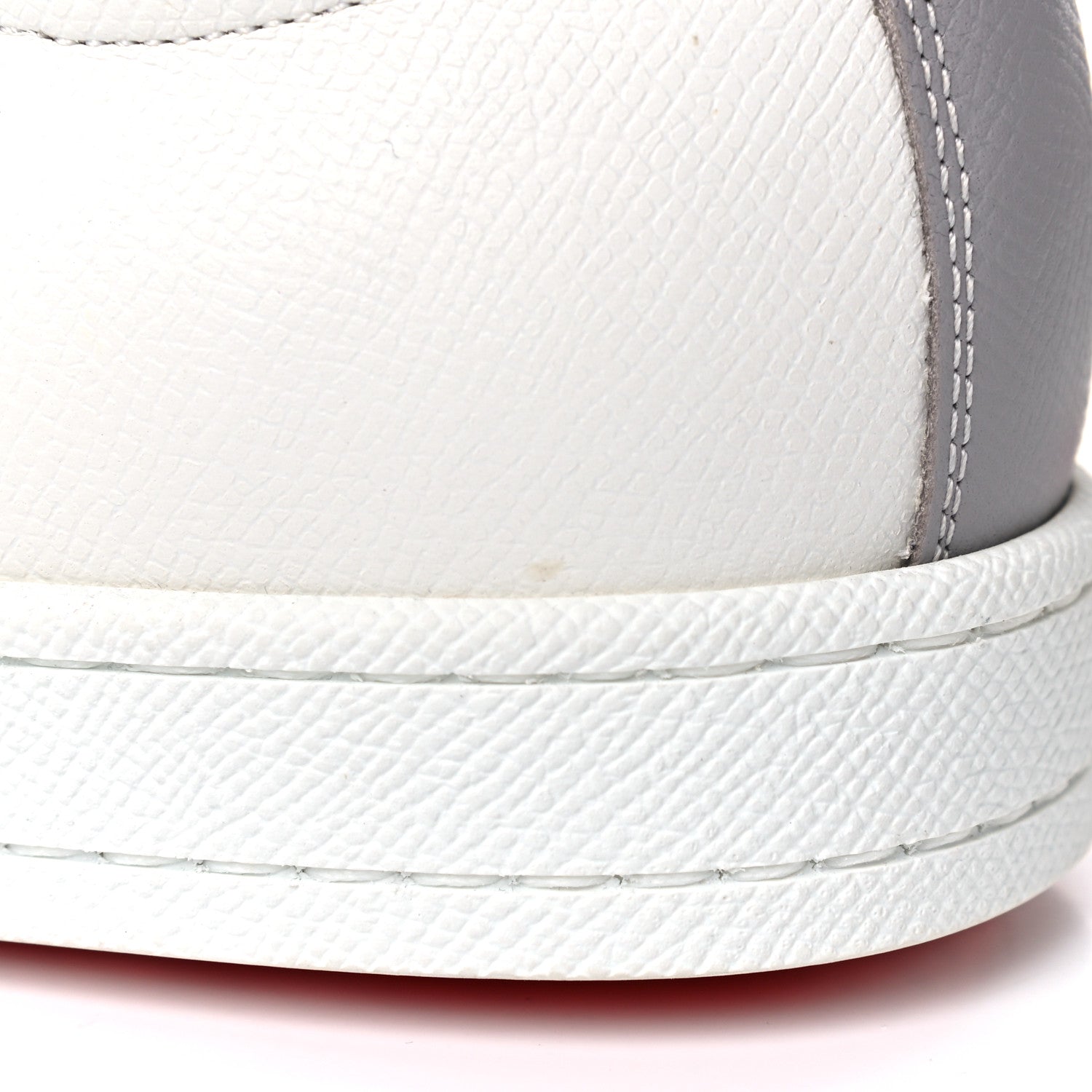 Hermes Epsom Suede Boomerang Sneakers 40 White Gris 9 of 10
