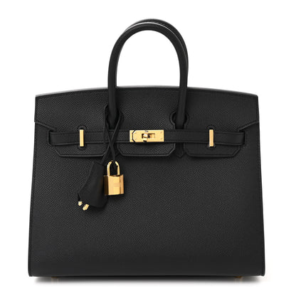 Hermes Epsom Birkin Sellier 25 Black 1 of 11