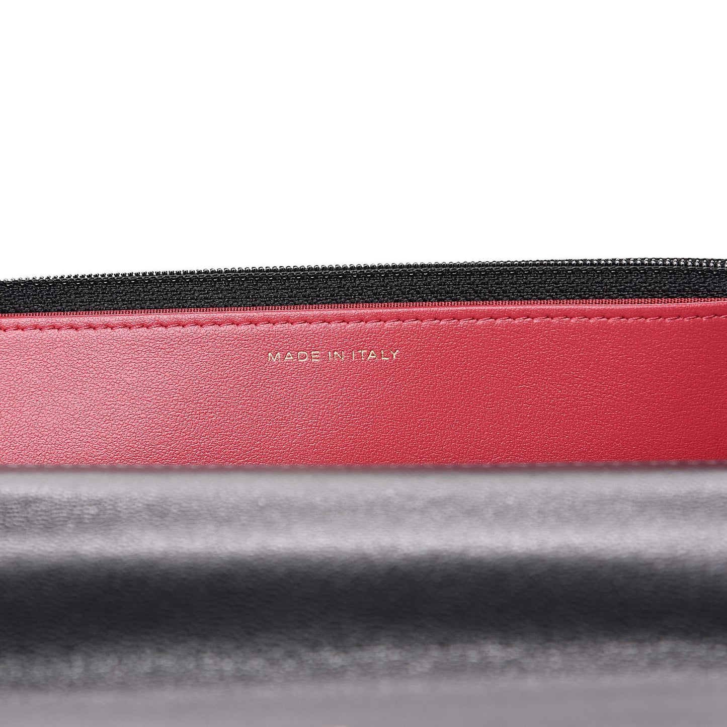 Goatskin Quilted 19 Wallet On Chain WOC Black