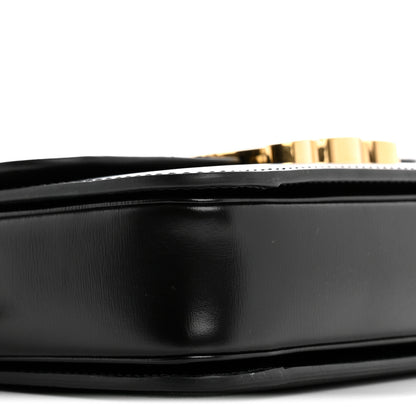 Celine Shiny Calfskin Teen Triomphe Black 10 of 13
