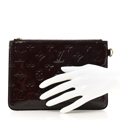 Louis Vuitton Vernis Long Beach Neverfull PM Pochette Amarante 2 of 6