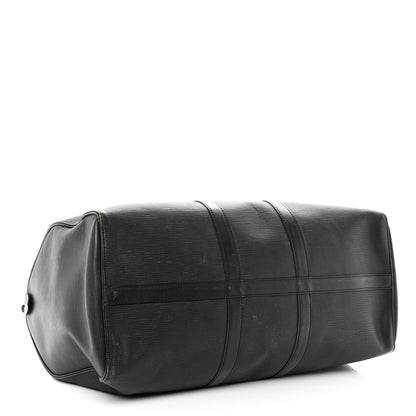 Louis Vuitton Epi Keepall 50 Black 4 of 11