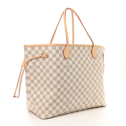 Louis Vuitton Damier Azur Neo Neverfull GM Rose Ballerine 6 of 9