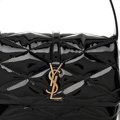 Saint Laurent Patent Quilted Le 57 Diamond Shoulder Bag Black 6 of 8