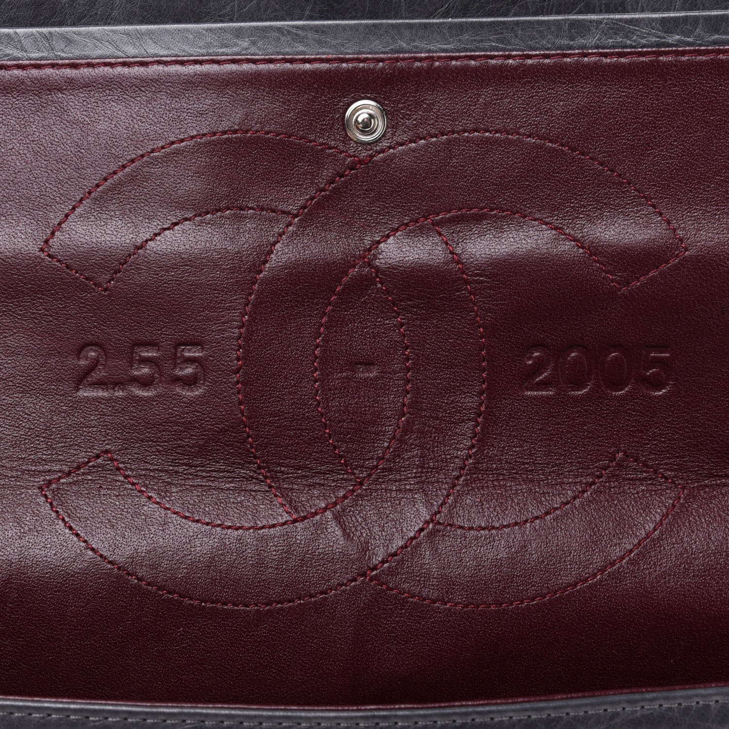 Chanel Aged Calfskin Quilted 50th Anniversary 2.55 Reissue 227 Flap Grey 7 of 16
