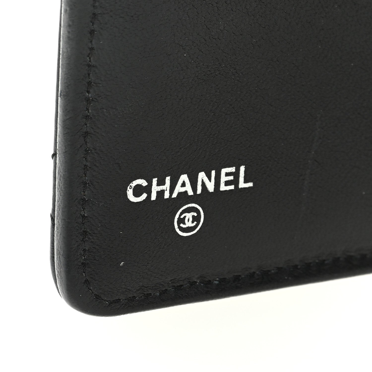 Chanel Lambskin Quilted Large Agenda Cover Black 6 of 6