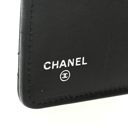 Chanel Lambskin Quilted Large Agenda Cover Black 6 of 6