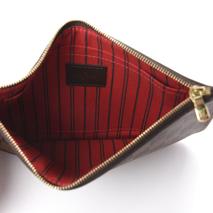Louis Vuitton Damier Ebene Neverfull MM GM Pochette 4 of 5
