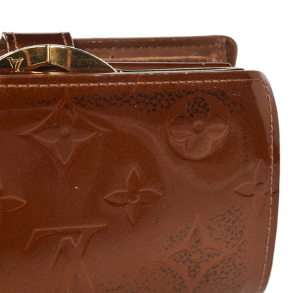 Louis Vuitton Vernis French Purse Wallet Bronze 10 of 12
