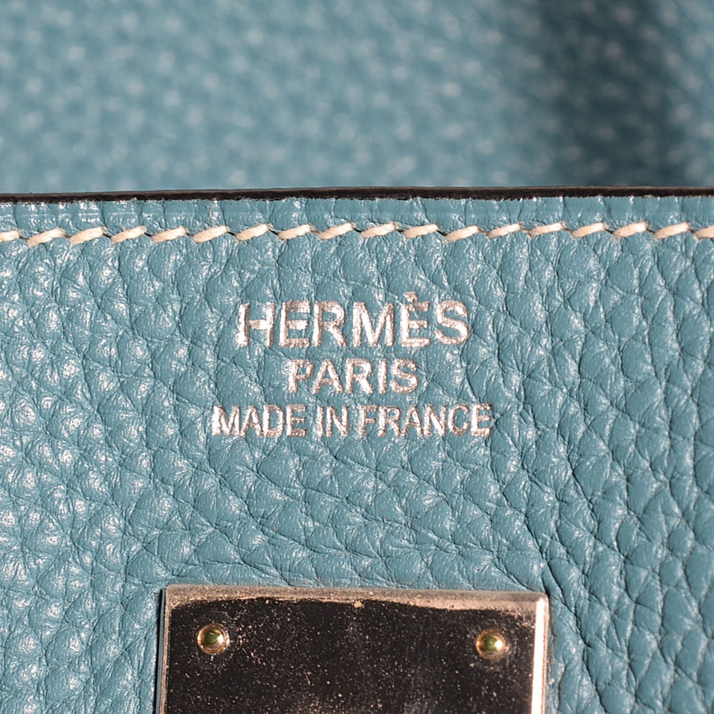 Togo Birkin 40 Blue Jean