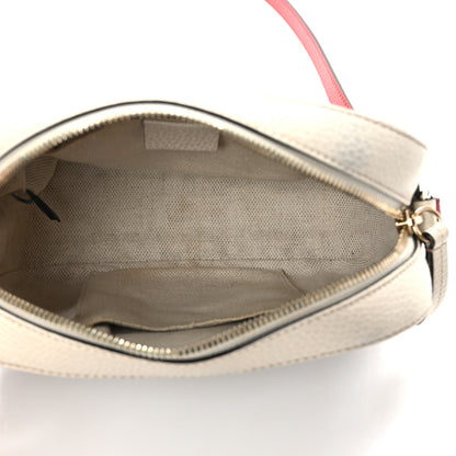 Gucci Dollar Calfskin Small Soho Disco Bag Blue Hibiscus Red Mystic White 5 of 9