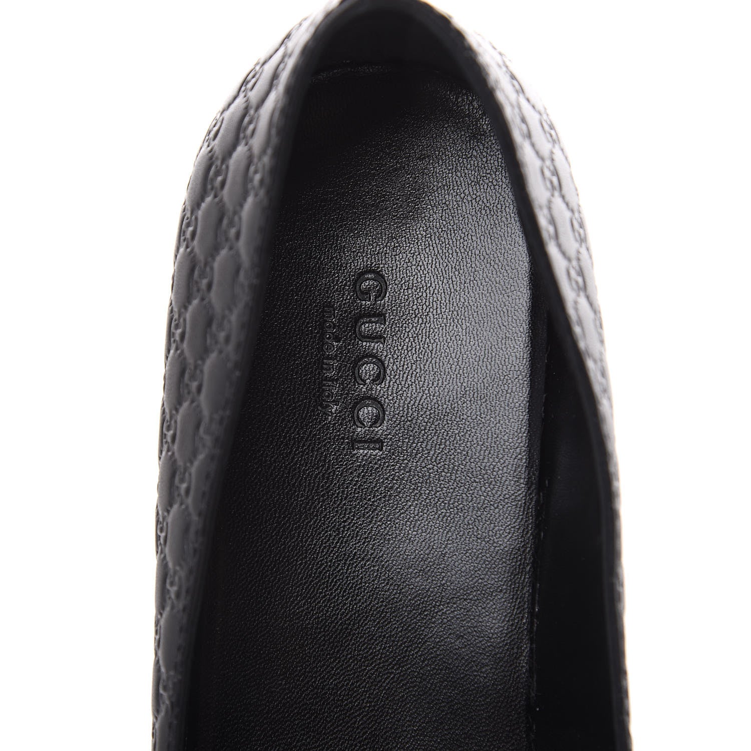 Gucci Microguccissima Flats 38.5 Black 7 of 11