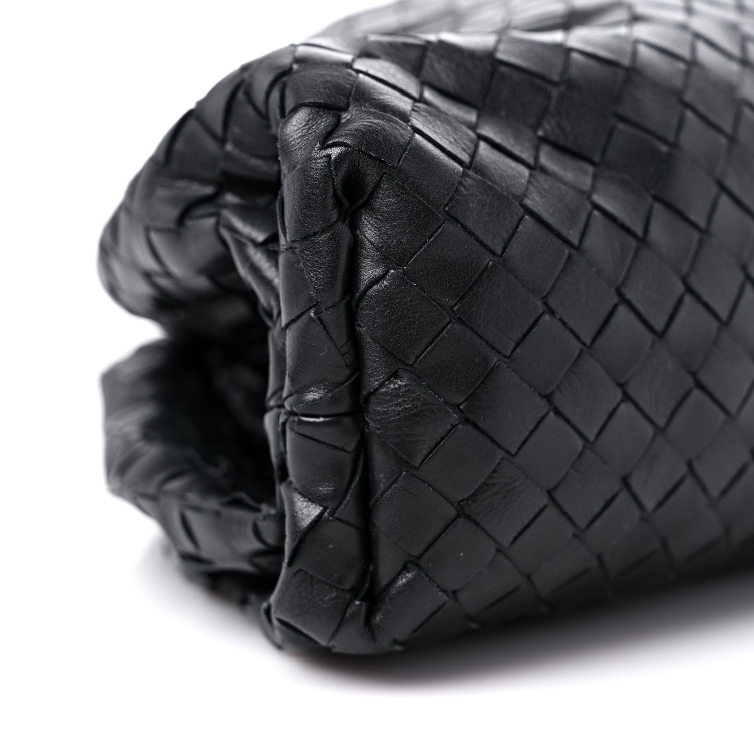 Bottega Veneta Nappa Maxi Intreccio The Pouch Oversized Clutch Black 8 of 11