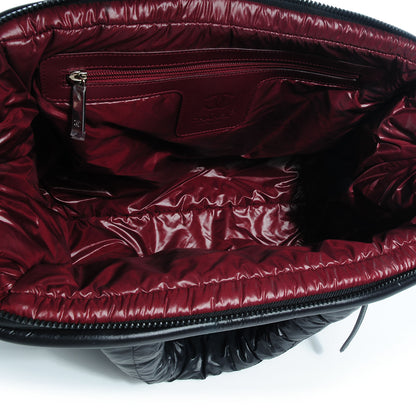 Chanel Nylon Coco Cocoon Bowling Bag Black 5 of 7