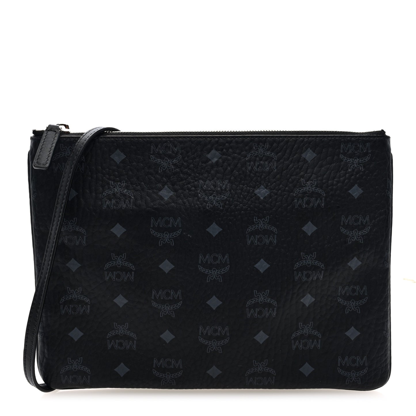 Visetos Medium Crossbody Pouch Black