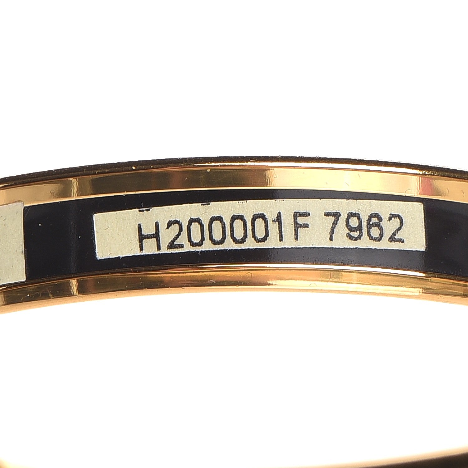 Hermes Enamel Printed Narrow Caleche Bracelet 62 Malachite 5 of 6