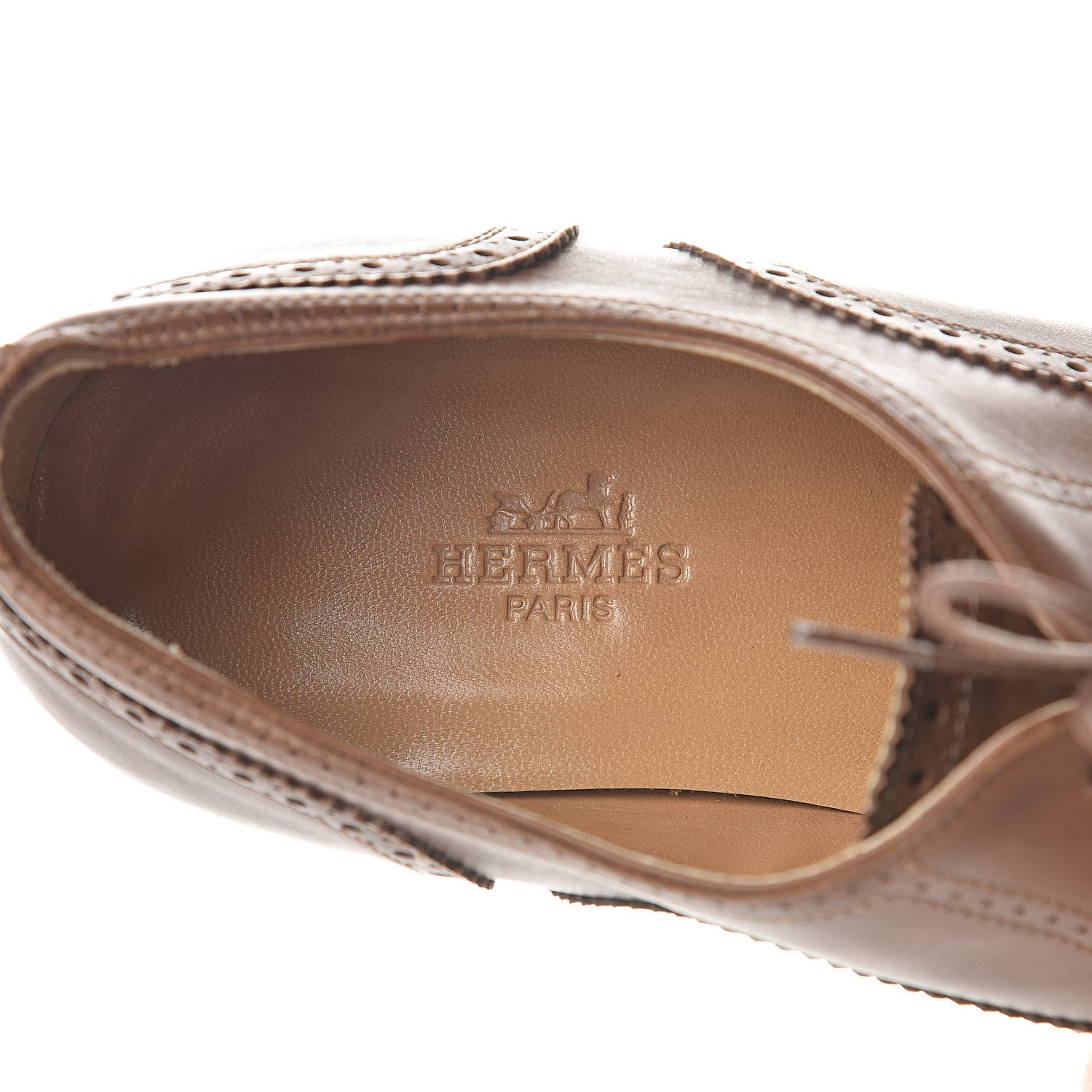 Hermes Calfskin Womens Brogues Oxfords 39 7 of 9